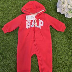 red heavy romper gap