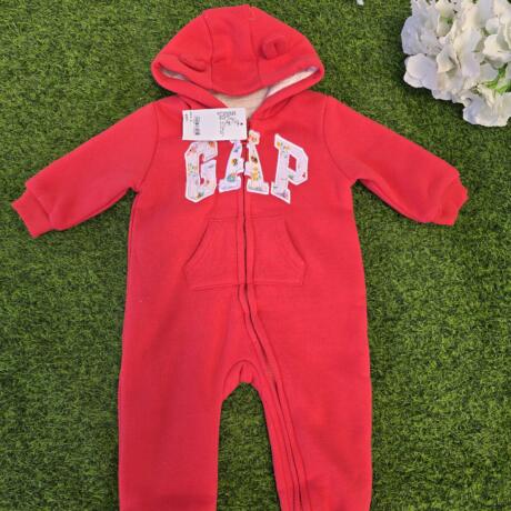 red heavy romper gap