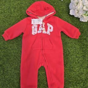 red heavy romper gap