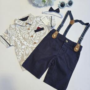 official boys short set