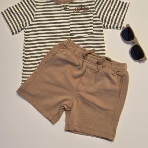 rabbit bear brown short set