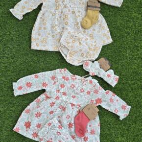 4pc Quality Branded linen/cotton Dress Sets