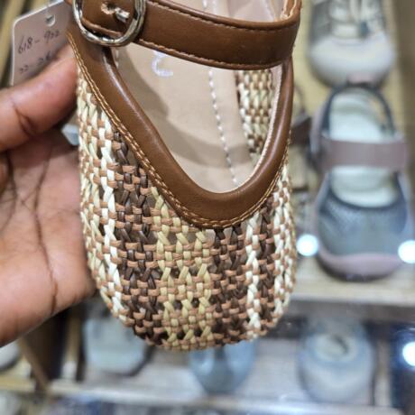 Brown baby shoes