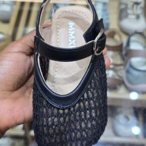 Black baby shoes