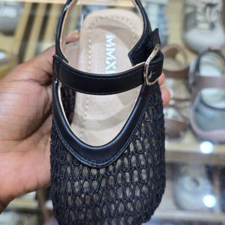 Black baby shoes